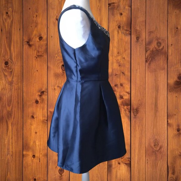 MIDNIGHT DOLL JUNIORS SIZE 7 BLUE HOMECOMING/PROM FORMAL DRESS NEW - Picture 5 of 6